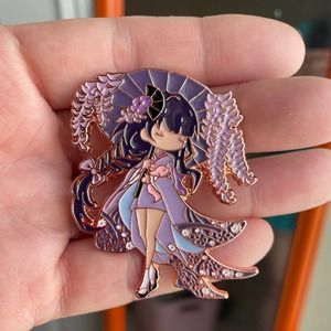 Genshin Impact Video Game Raiden Shogun Enamel Pins GS-05 (only one)